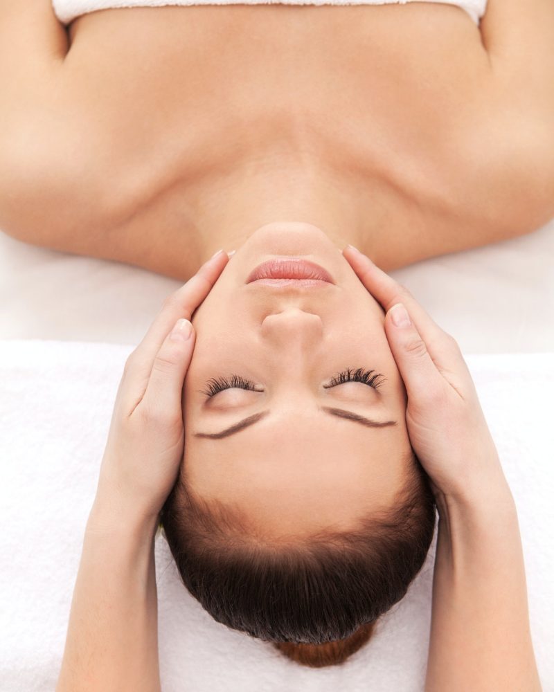 Facial massage.