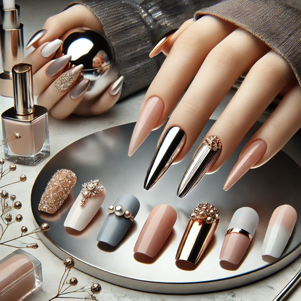 Bold 2025 Futuristic Nail Designs